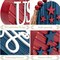 2-Piece 4th of July Table Decorations – Wooden Patriotic Heart Centerpieces, Red, White & Blue Memorial Day & Independence Day Home Decor, 6-Inch